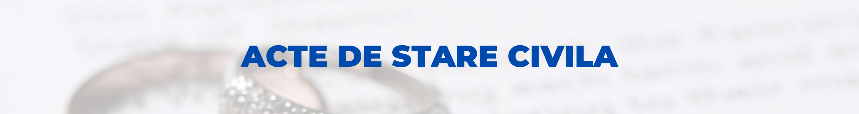 Acte de Stare Civila